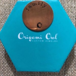 Origami Owl Large Family Plate